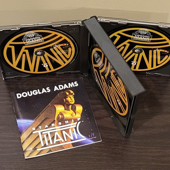 Vintage PC CD Interactive Computer Video Game Douglas Adams Starship Titanic - Picture 2 of 5